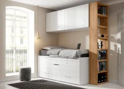 Cama Compacta Juvenil con 2 Cajones ADAPT Serie 1 STUDY+CONFORT