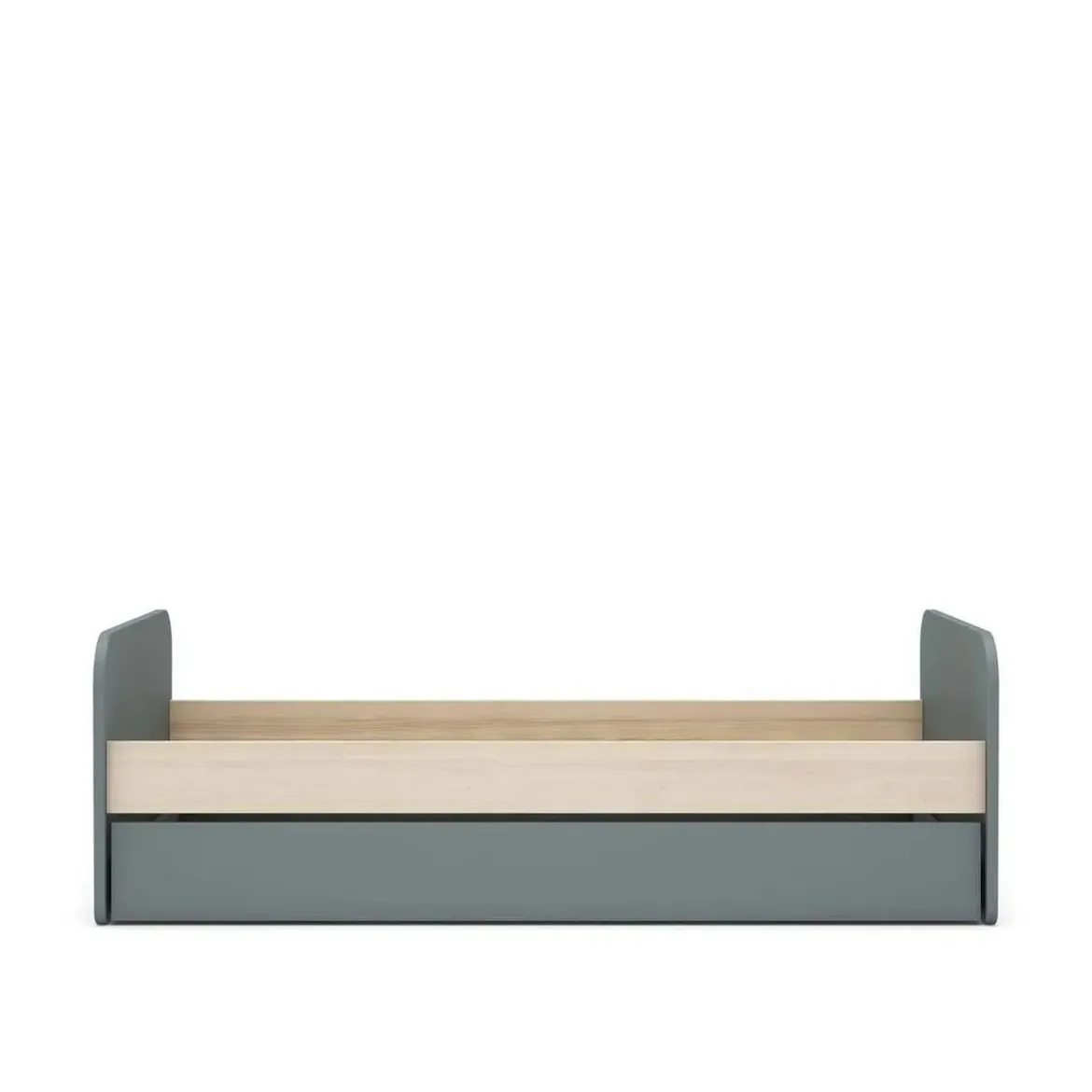 Cama con Cajón de Arrastre de color Verde ESTEBAN
