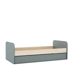 Cama con Cajón de Arrastre de color Verde ESTEBAN