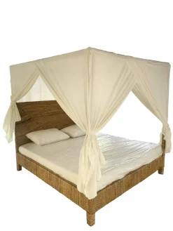 Cama de Fibra de Banana y Madera de Teca MB-220068