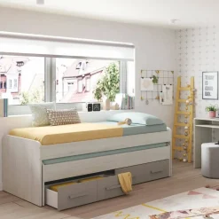 Cama doble ARES PLUS con 2 cajones en la parte inferior del mueble 1S7432Y
