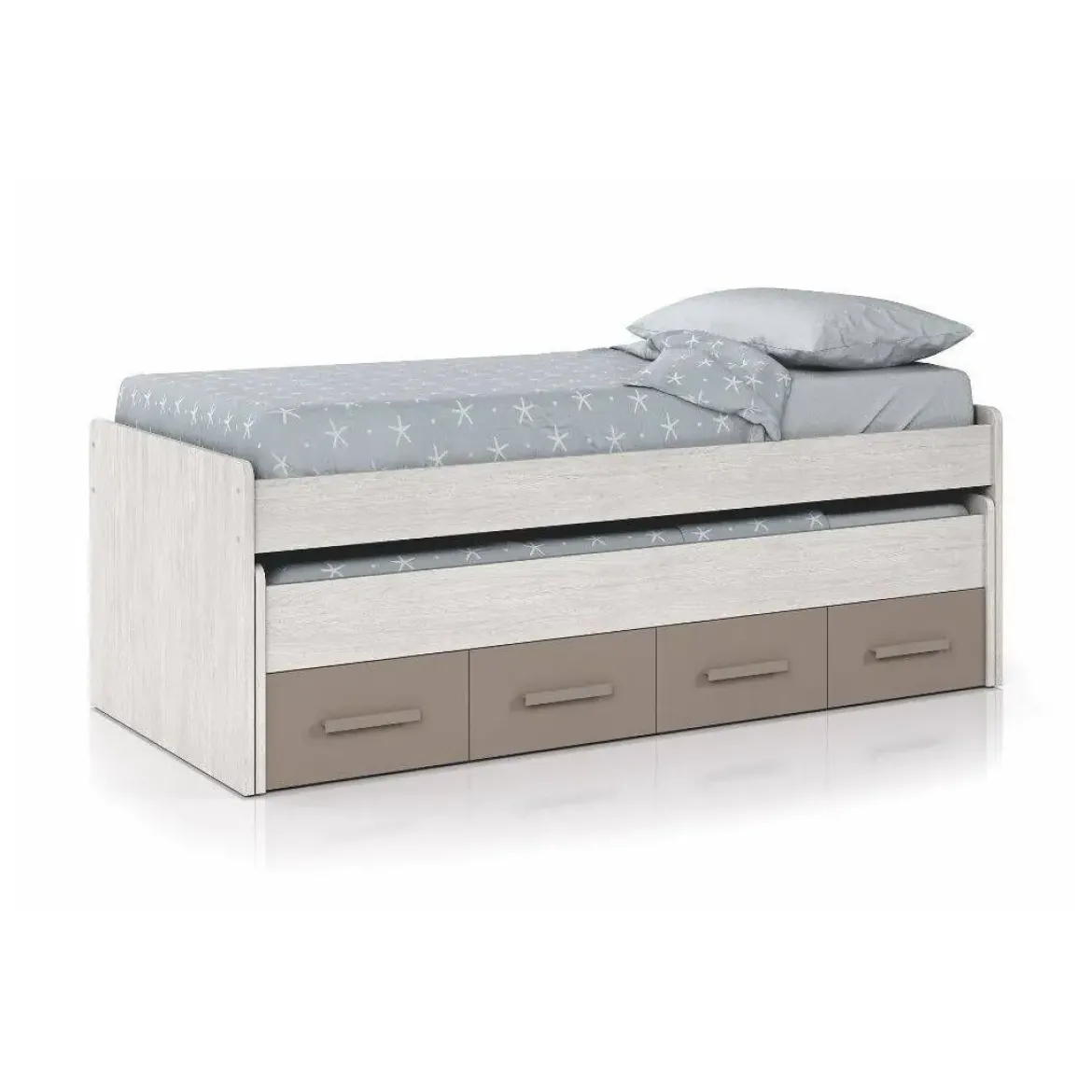 Cama doble ARES PLUS con 2 cajones en la parte inferior del mueble 1S7432Y