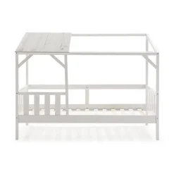 Cama Infantil con diseño Cabaña color Blanco AMON
