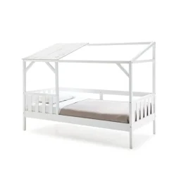Cama Infantil con diseño Cabaña color Blanco AMON