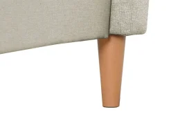 Cama Tapizada con Cabecero Acolchado en Poliéster MB-222041