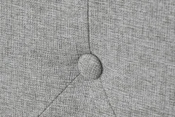 Cama Tapizada con Cabecero Acolchado en Poliéster Gris MB-222043