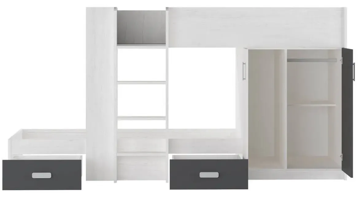 Cama Tren para colchón de 90x190 DONALD