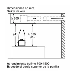 Campana BALAY Extractora de Techo 90 cm de Extrasilencio Clase A Blanca 3BE297RW