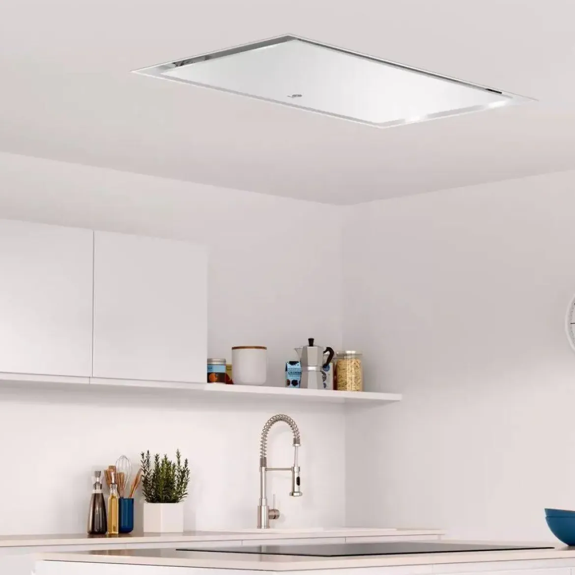 Campana BALAY Extractora de Techo 90 cm de Extrasilencio Clase A Blanca 3BE297RW