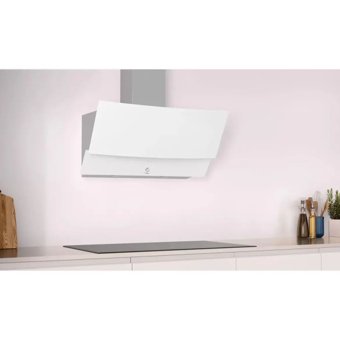Campana Balay Inclinada Cristal Blanco 80cm 3BC585GB