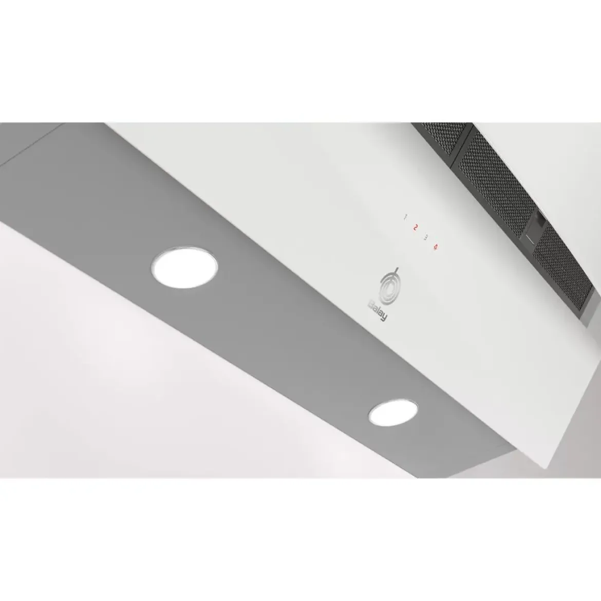 Campana Balay Inclinada Cristal Blanco 80cm 3BC585GB