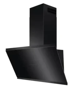 Campana Decorativa AEG 90cm Inclinada Cristal Negro A+ SilenceTech GV77D91SB