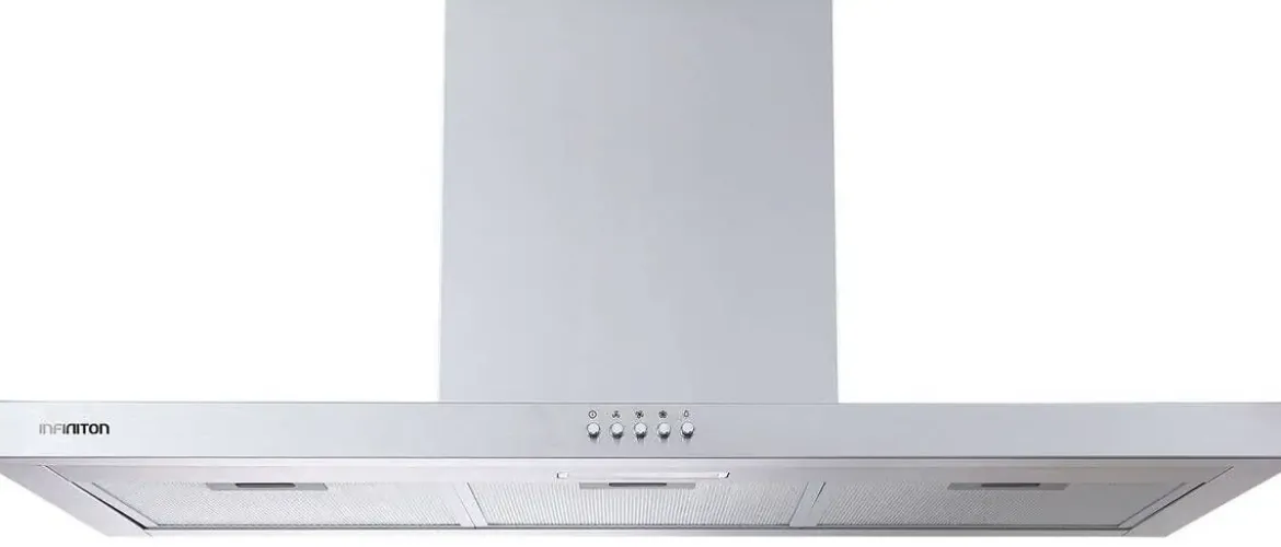 Campana Decorativa Invertida Inox 90cm 400m3/h Infiniton CMPTTSH9B63X