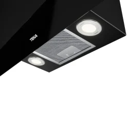Campana Teka Inclinada Cristal Negro 90cm DVT 98660 TBS BK 112930043