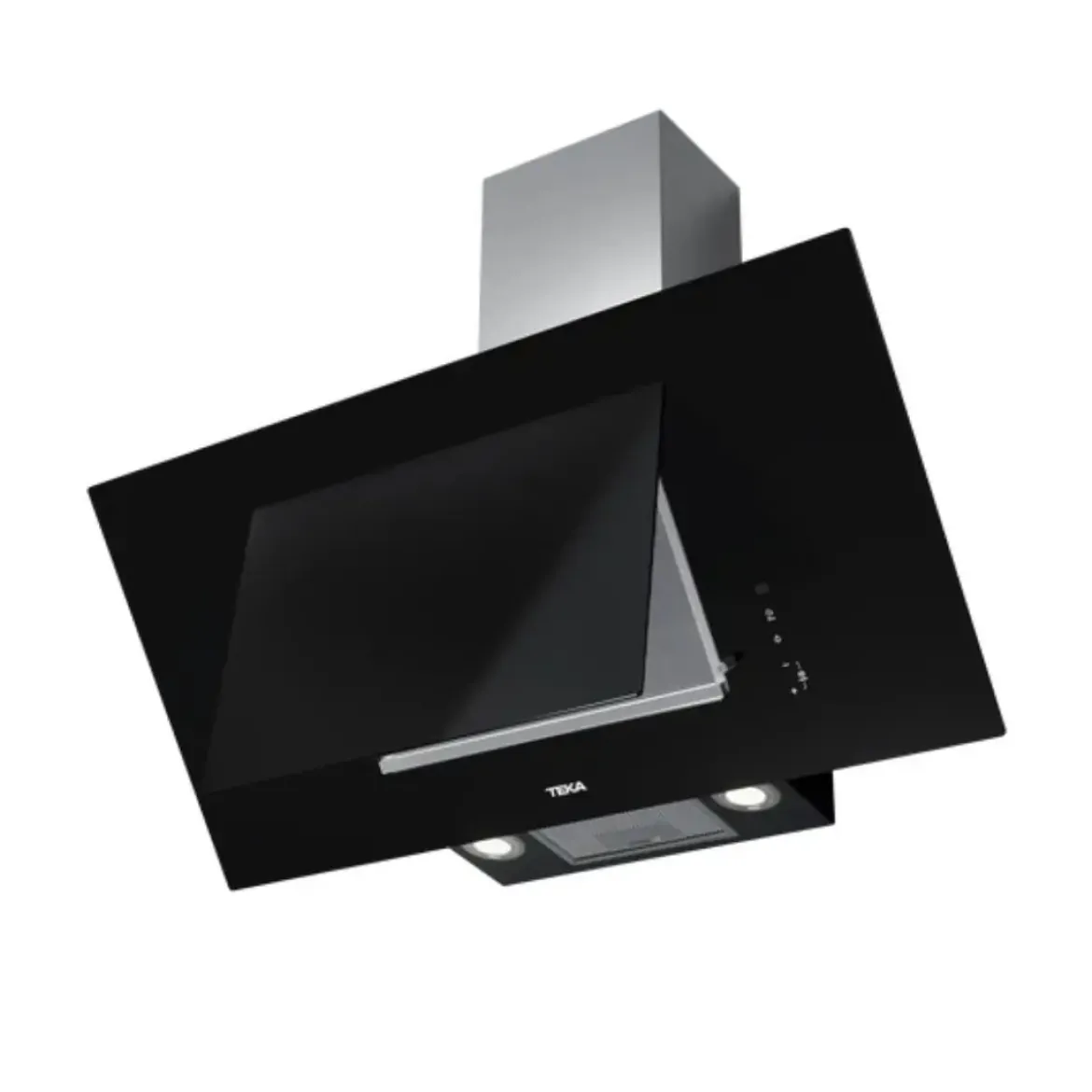 Campana Teka Inclinada Cristal Negro 90cm DVT 98660 TBS BK 112930043