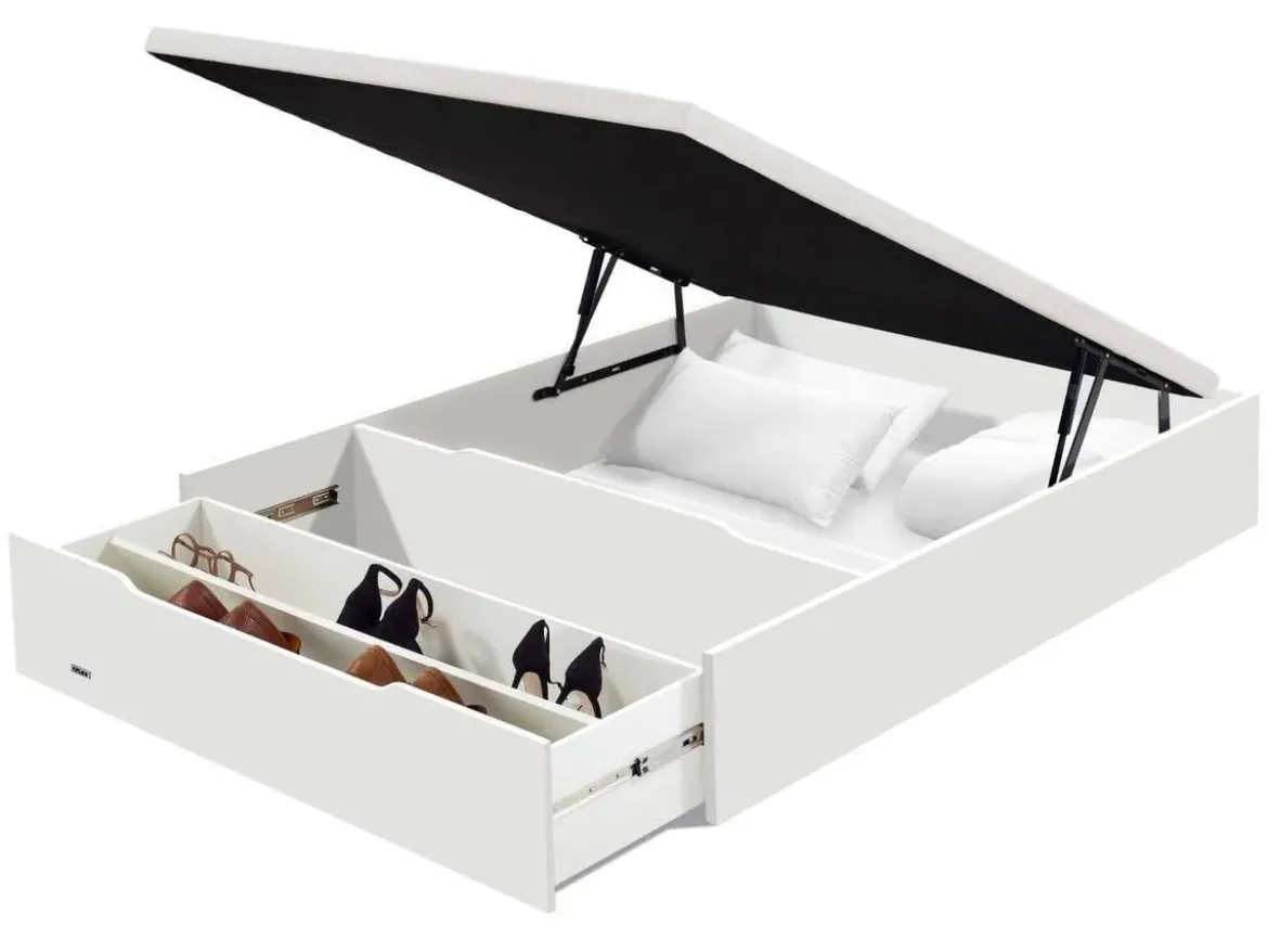 Canapé Abatible con Zapatero Madera 25 FLEX de 150x190 cm