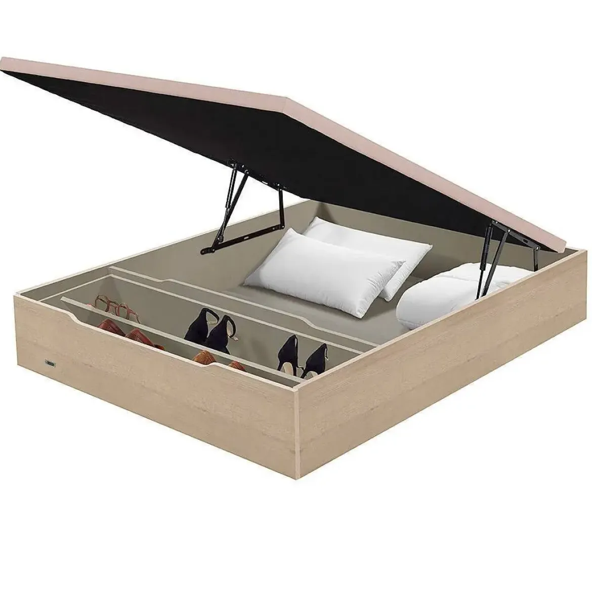 Canapé Abatible con Zapatero Madera 25 FLEX de 150x190 cm
