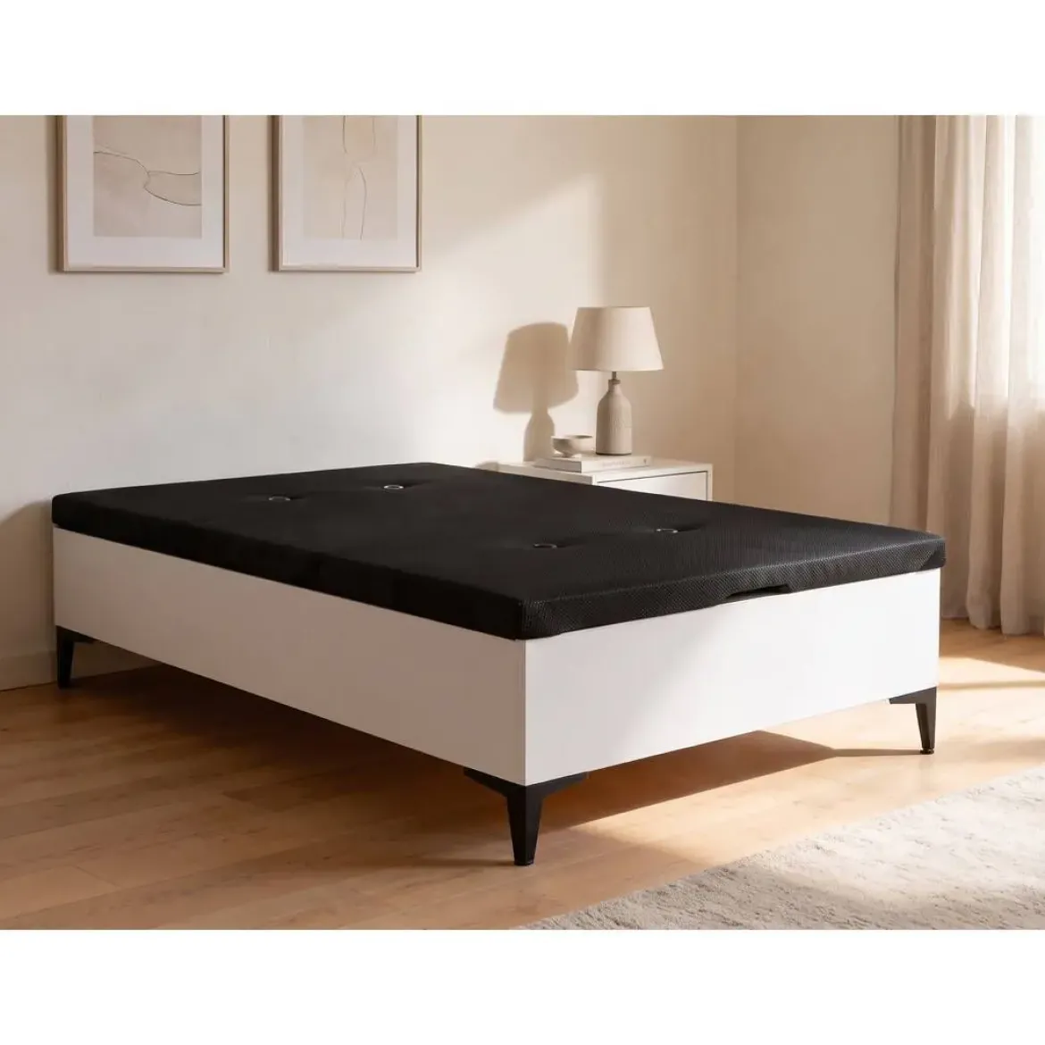 Canapé Abatible de 105x190 con Patas Altas RUMBERO