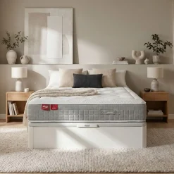 Canapé Abatible Naturbox 2.0 Blanco 160x190 PIKOLIN AP11537