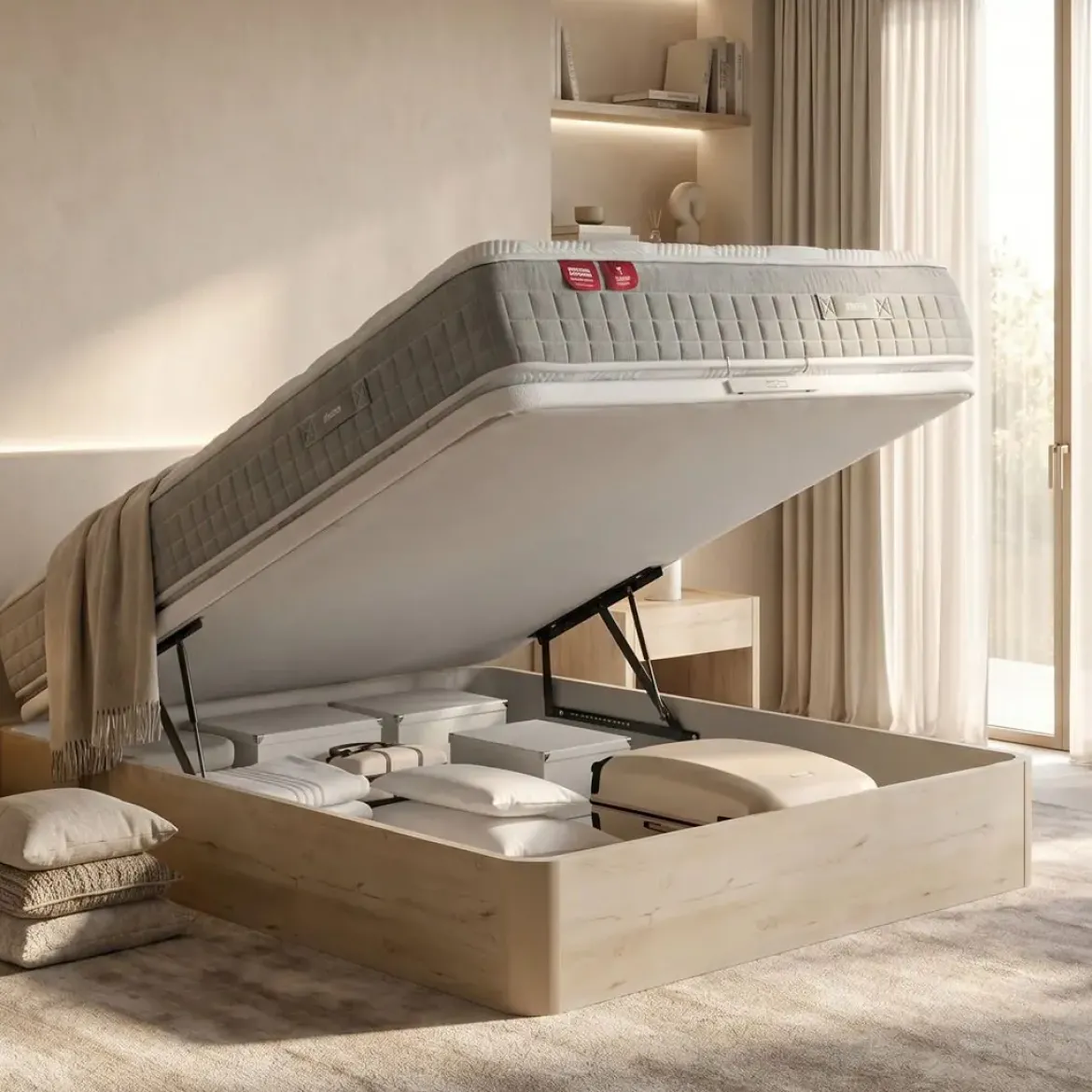 Canapé Abatible Naturbox 2.0 Natural 105x200 PIKOLIN AP11534