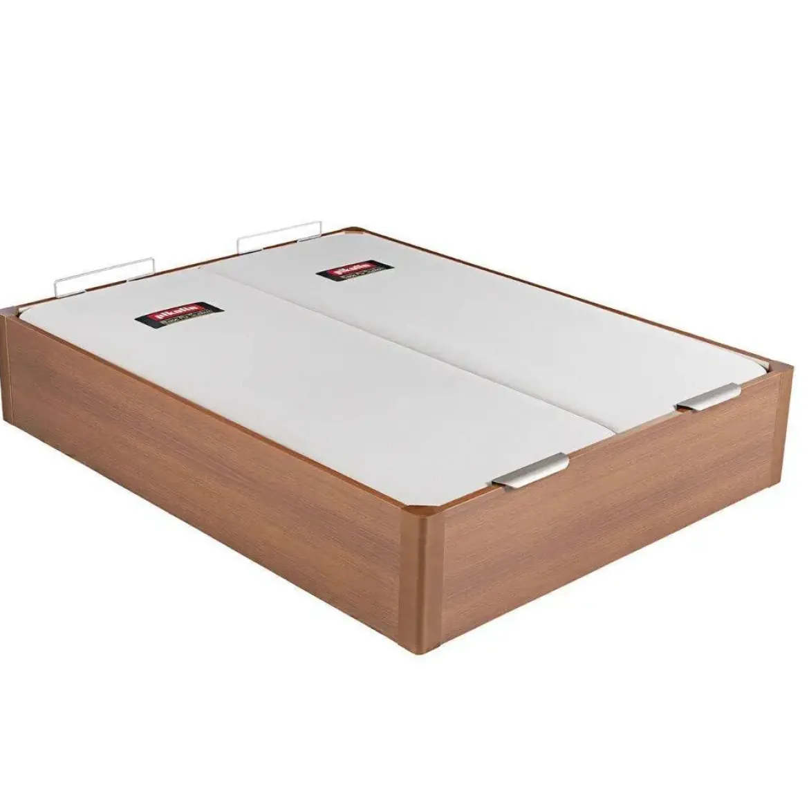 Canapé Abatible Pikolin color Cerezo 200x200 cm con Tapa Doble AP11825