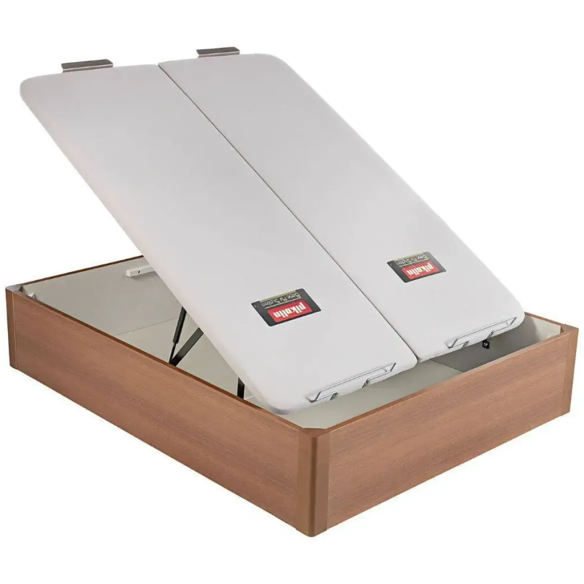 Canapé Abatible Pikolin color Cerezo 200x200 cm con Tapa Doble AP11825