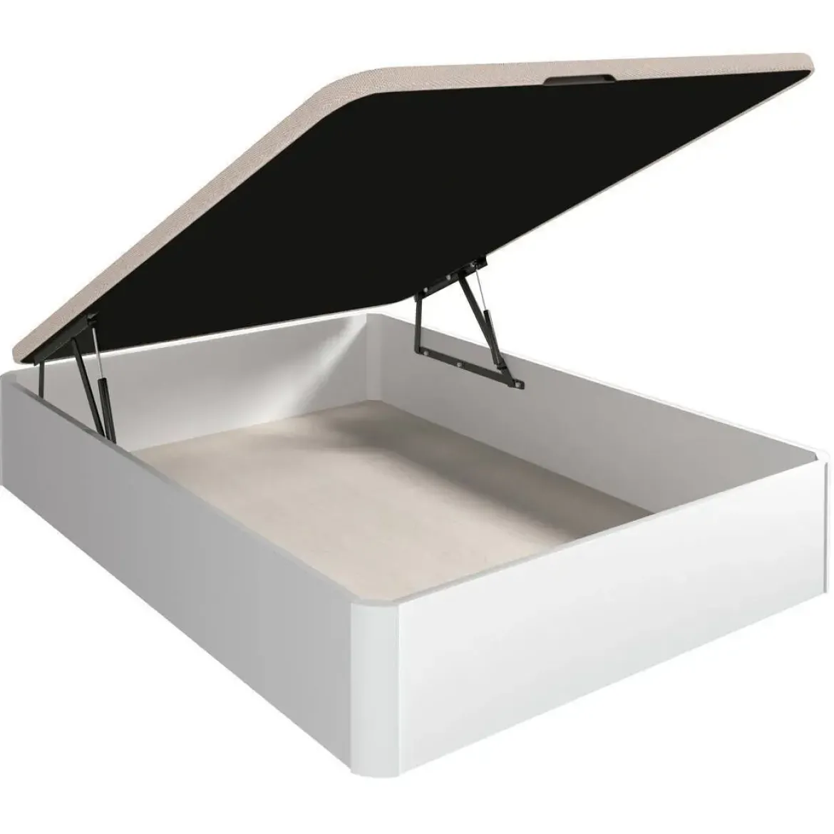 Canapé Abatible 90x190 cm de Gran Capacidad con Tapa 3D SIL 30 mm