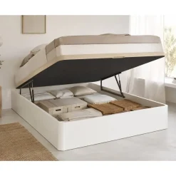 Canapé Abatible 105x190 cm de Gran Capacidad con Tapa 3D SIL 30 mm