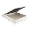Canapé Pikolin Abatible color Blanco de 160X190 DESIGN AP11807