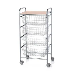 Carrito de Cocina con Ruedas y Cajones HAYA