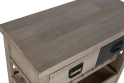 Carro Bar Auxiliar de Madera de Hevea con Ruedas MB-224108