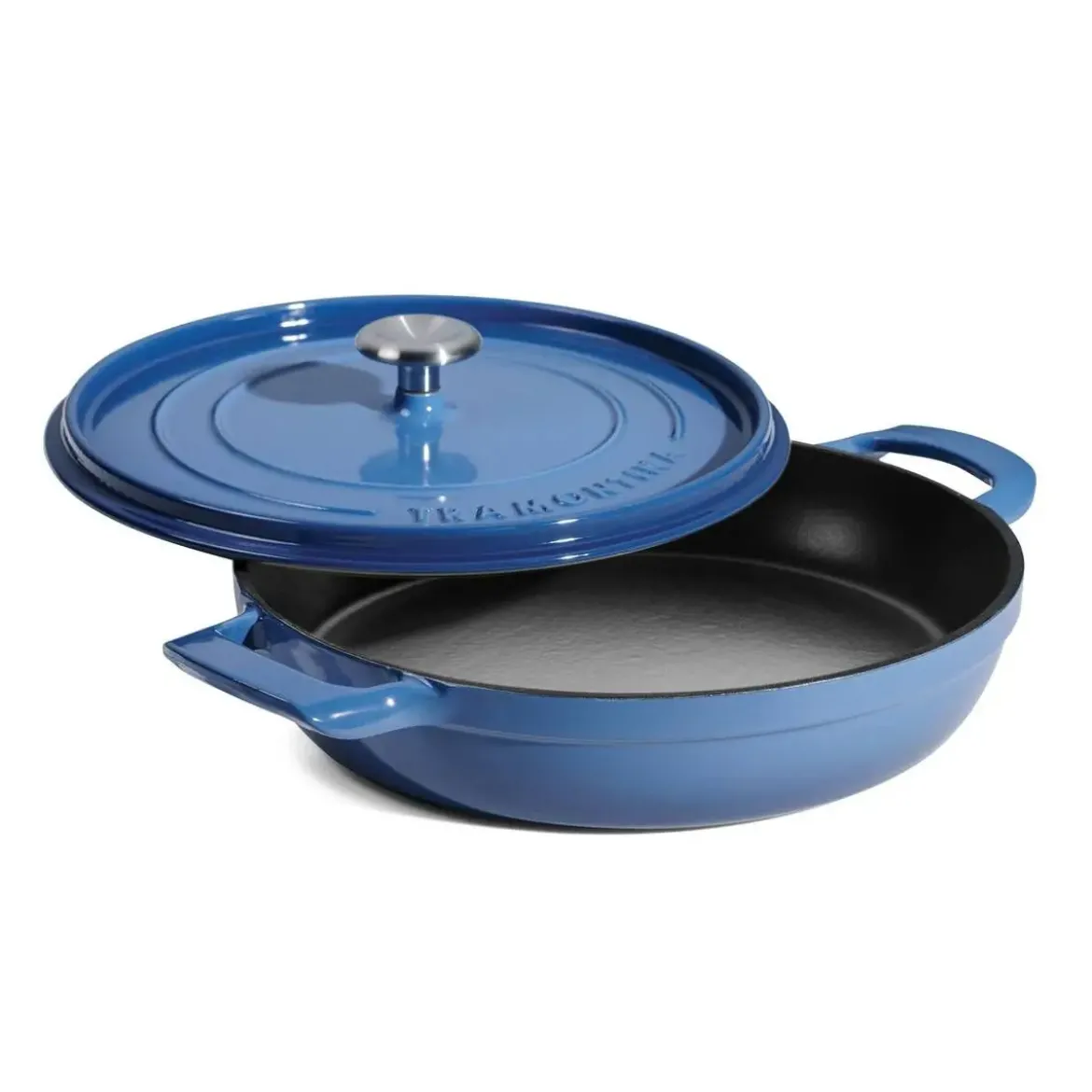 Cazuela Baja Hierro Fundido Esmaltado Azul 30 cm 3.8L 31700164