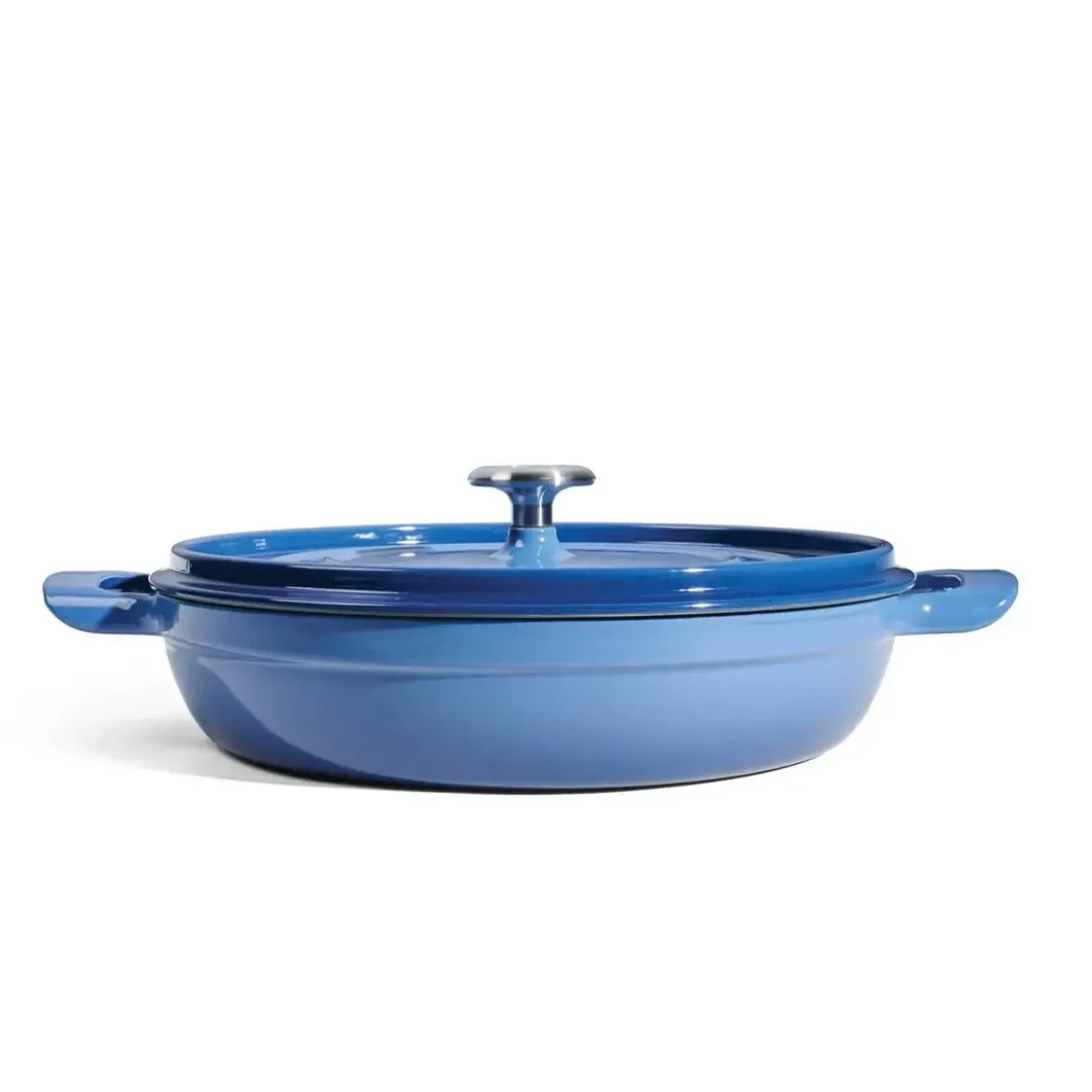 Cazuela Baja Hierro Fundido Esmaltado Azul 30 cm 3.8L 31700164