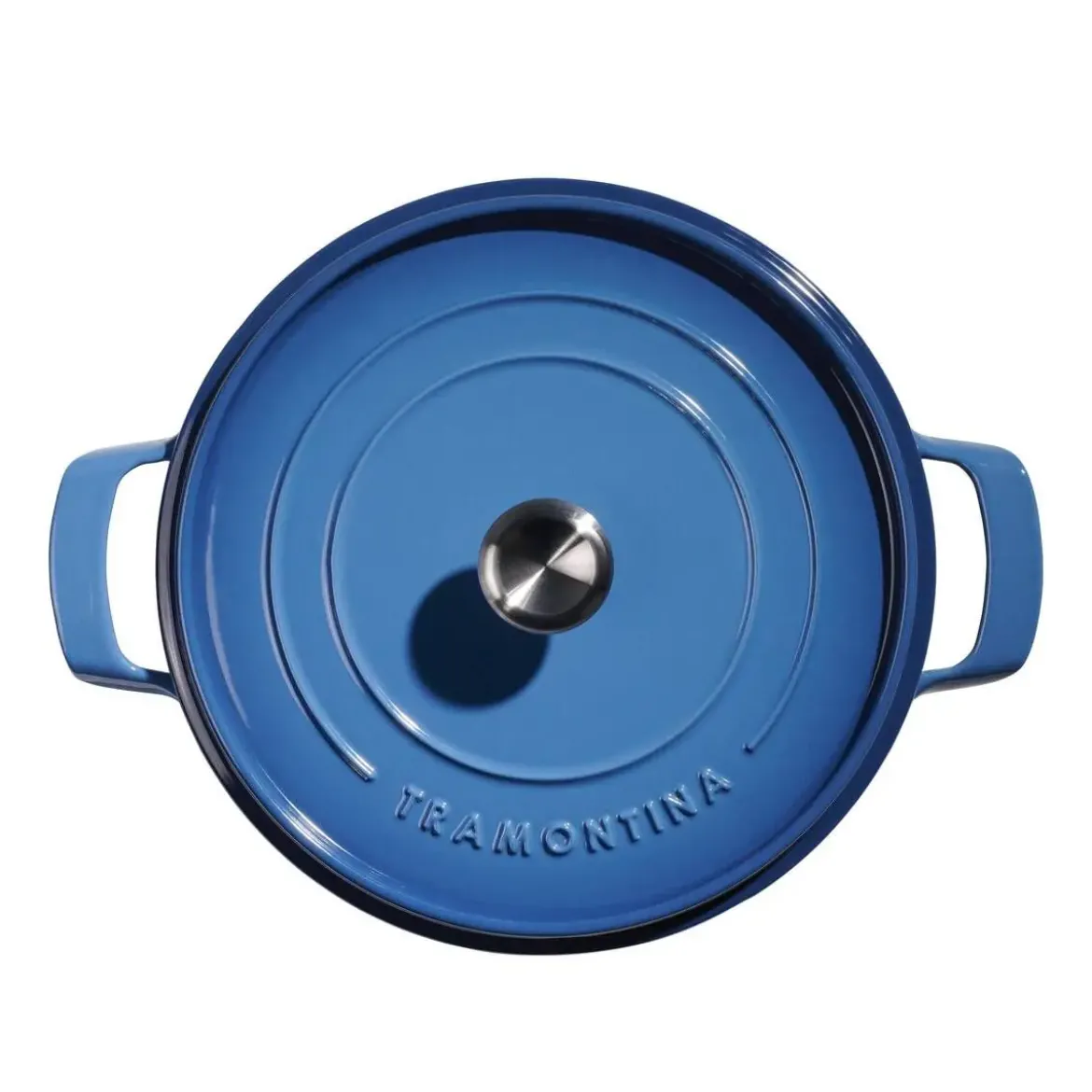 Cazuela Baja Hierro Fundido Esmaltado Azul 30 cm 3.8L 31700164