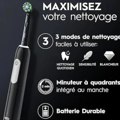 CepilloBRAUN Oral B Pro 1 Black (eb50rx+eb60x) PRO1NEGRO