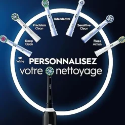CepilloBRAUN Oral B Pro 1 Black (eb50rx+eb60x) PRO1NEGRO