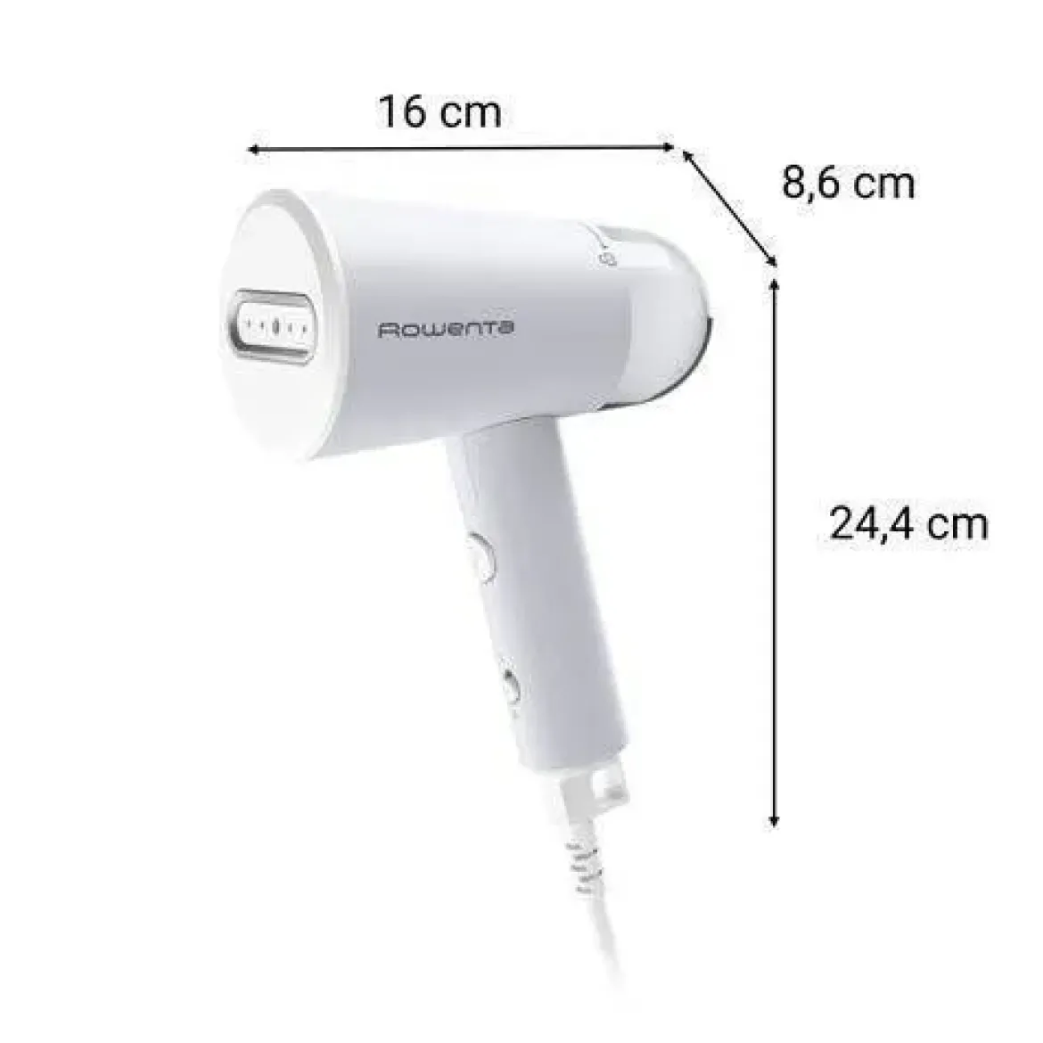 Cepillo de vapor de mano Rowenta Origin Travel Blanco DR1021