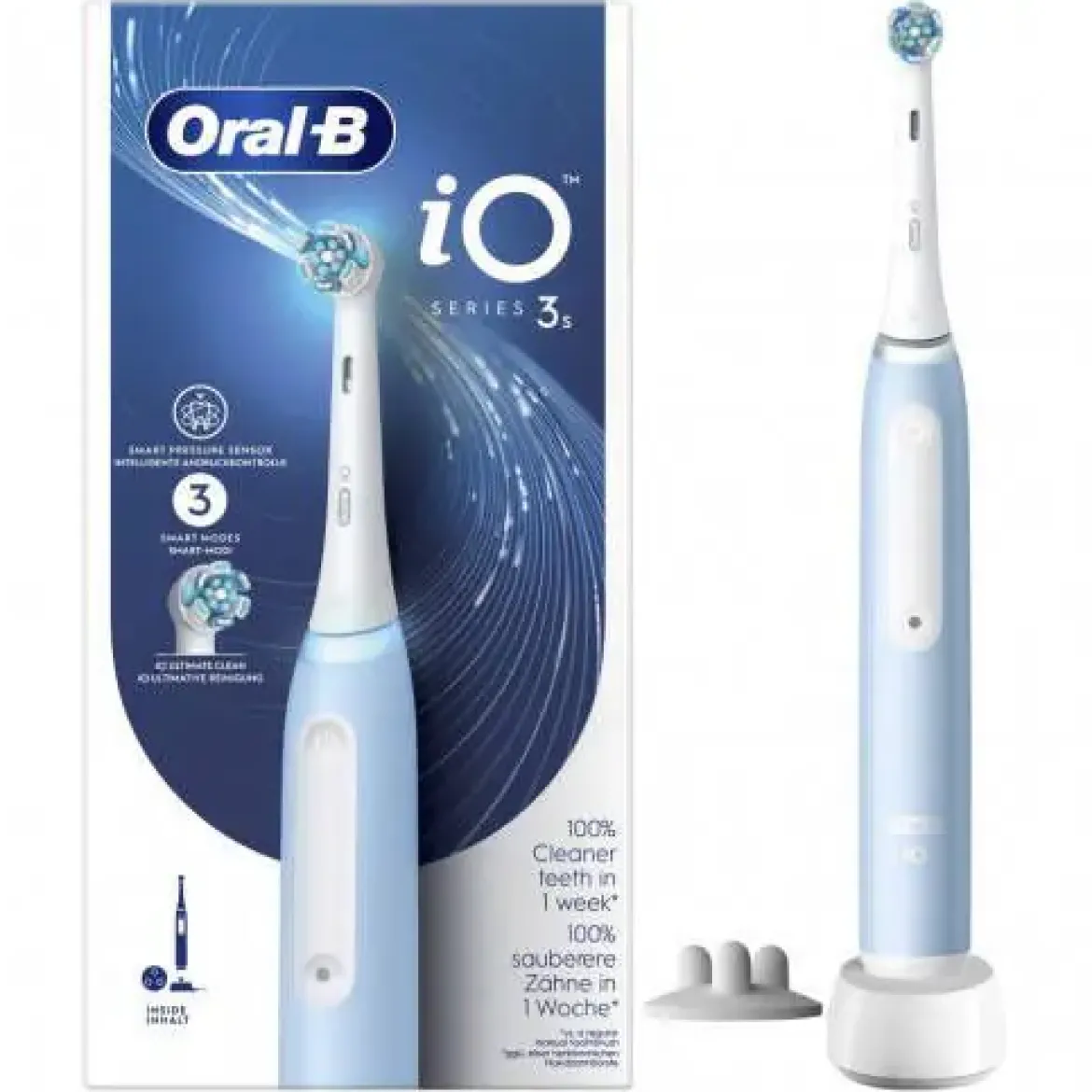 Cepillo Eléctrico Braun IO 3S Ice Blue 8006540730935