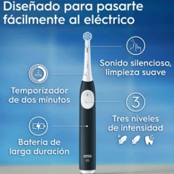 Cepillo Eléctrico Braun IO2 Verde con Funda de Viaje IO2VERDE