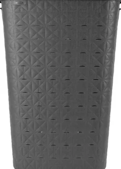 Cesto de Ropa 56L en color Gris Oscuro SOFTEX