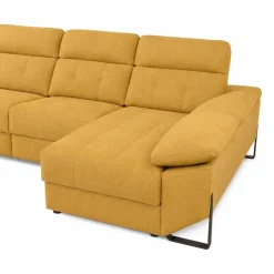 Chaiselongue Derecha 312 cm Relax Eléctrico con Arcón Tapizado en Poliéster XENA