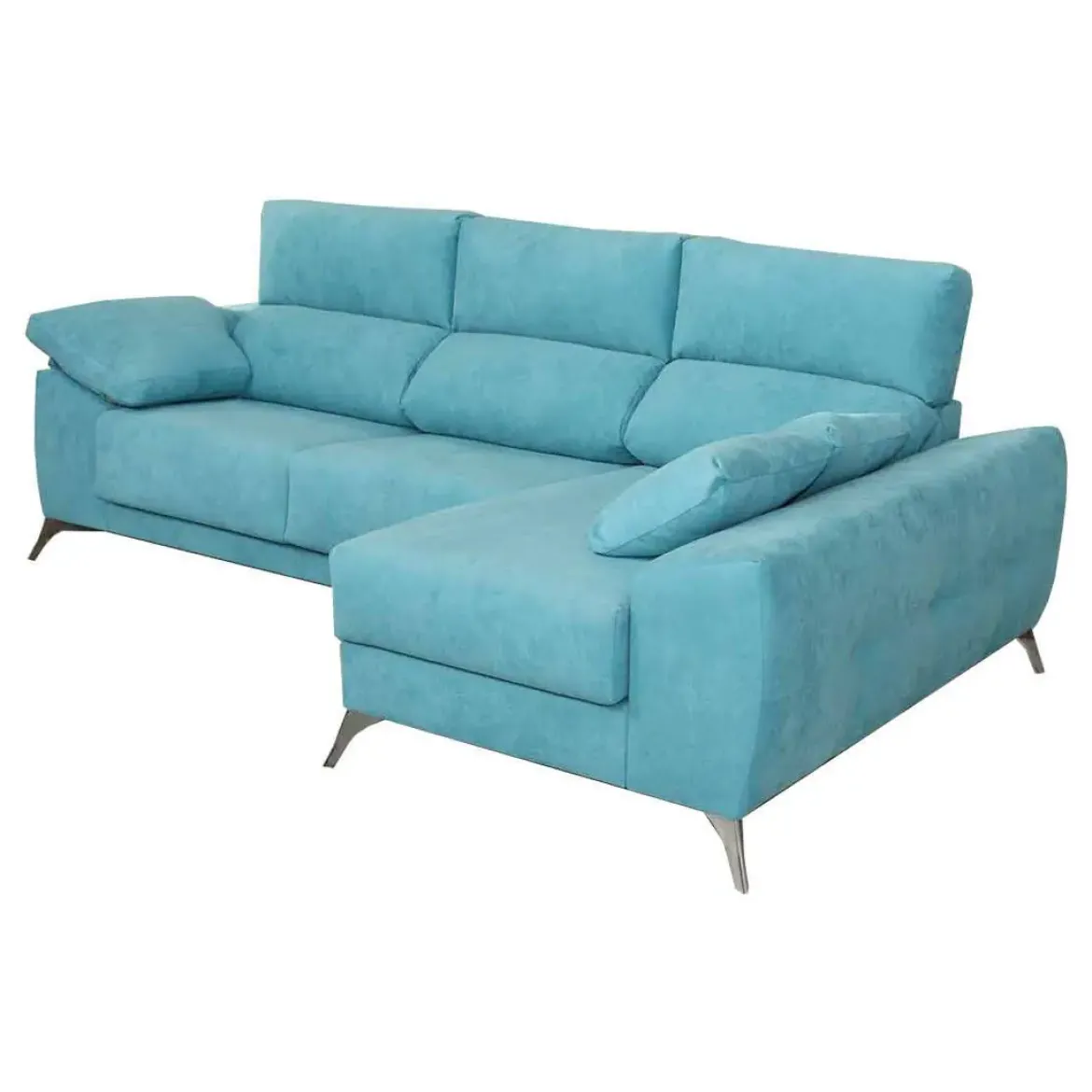 Chaise Longue Derecha con Patas Metálicas MALTA