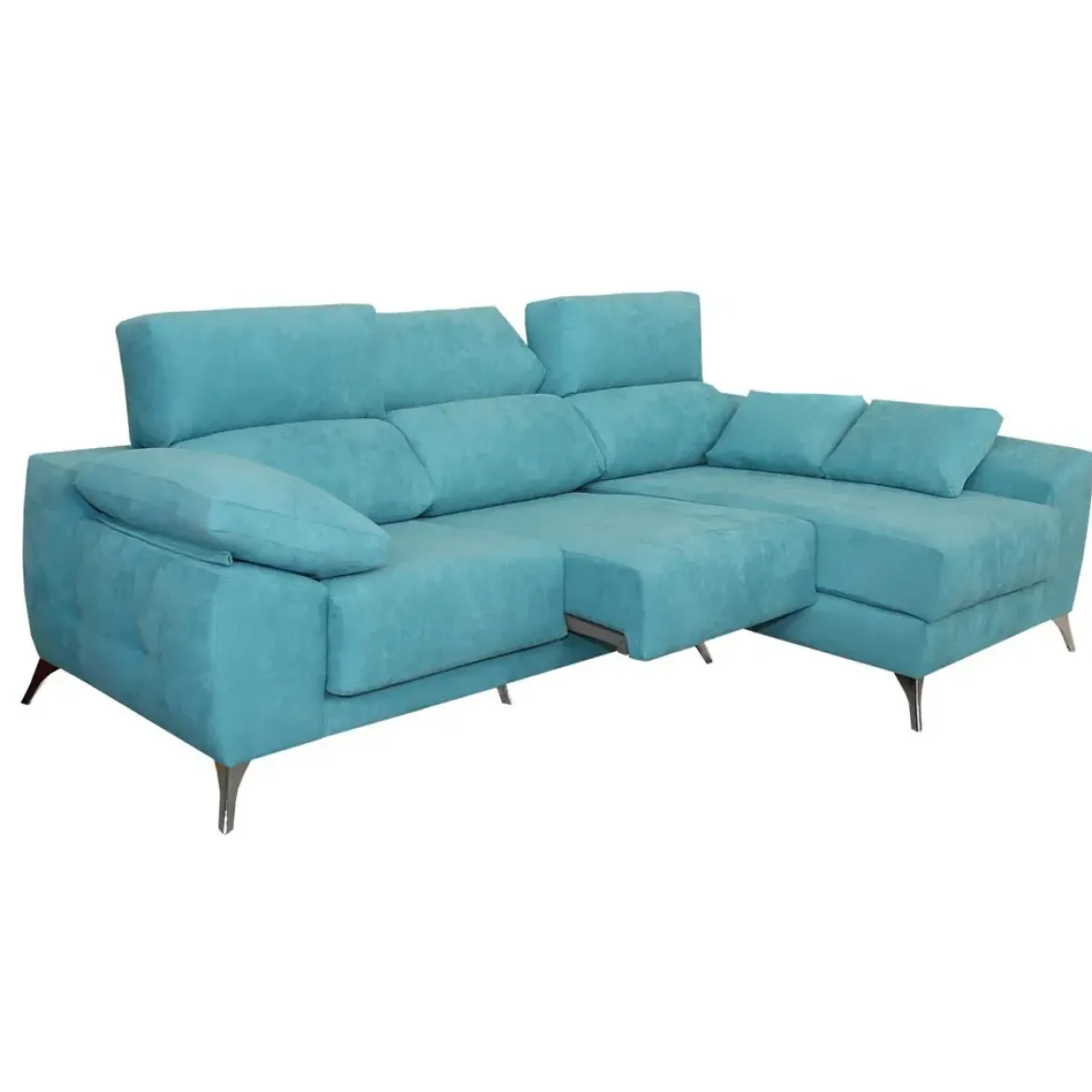 Chaise Longue Derecha con Patas Metálicas MALTA