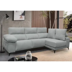 Chaise Longue Eléctrico con Arcón Derecha Tapizado en Tela DANA