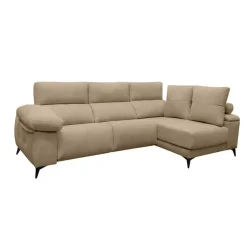 Chaise Longue Eléctrico con Arcón Derecha Tapizado en Tela DANA