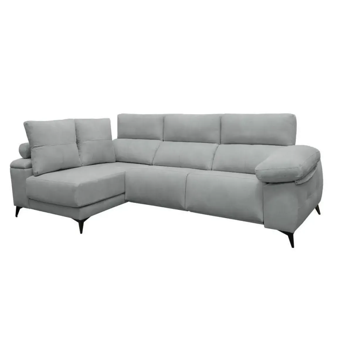Chaise Longue Eléctrico con Arcón Izquierda Tapizado en Tela DANA