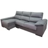 Chaise Longue Izquierda con Arcón y 2 puff ARIEL