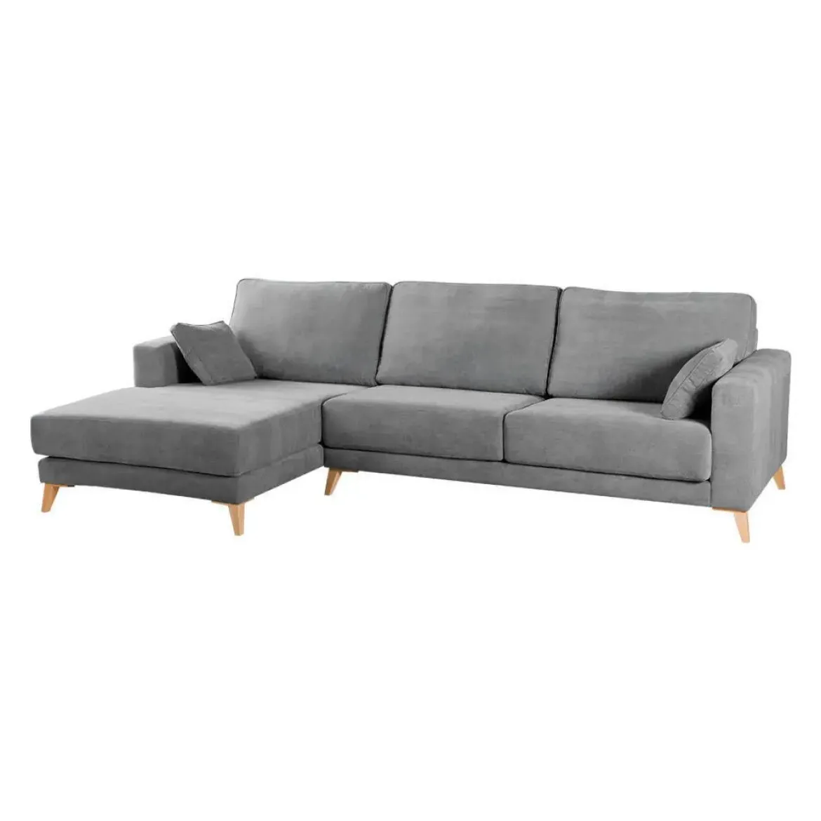 Chaiselongue Izquierda 3 Plazas 300 cm Tapizado en Poliéster GIOVANI