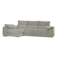 Chaise Longue Relax Eléctrico Tapizado en Tela Izquierda MÁXIMO