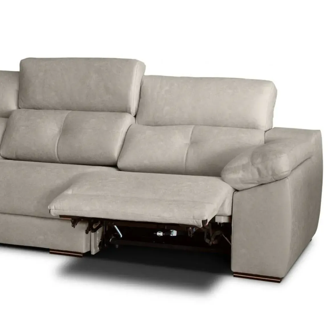 Chaise Longue Relax Eléctrico Tapizado en Tela Izquierda MÁXIMO